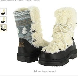 MUK LUKS Nordic Massak Short Snow Boot Sz 7